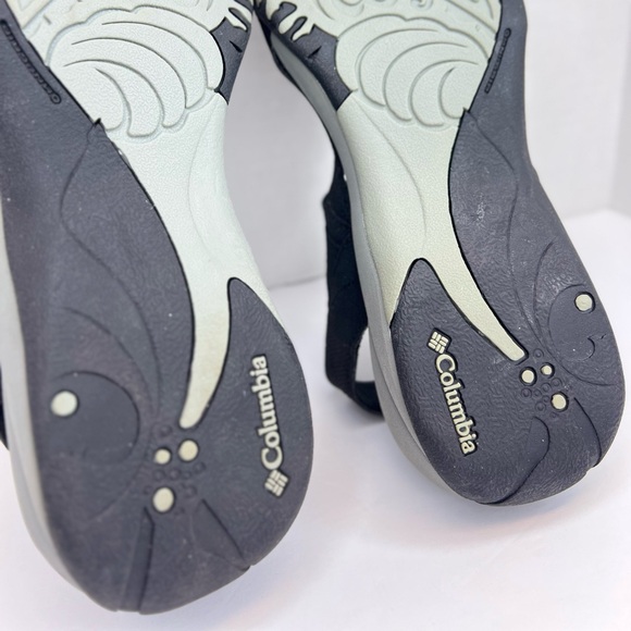 Columbia Womens TechLite Omni Grip Comfort Adjustable Sandals Sz 11 Blk/Gry XLNT - Picture 13 of 14